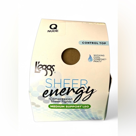 💥XL L'eggs Sheer Energy Compression Tights - Picture 1 of 5